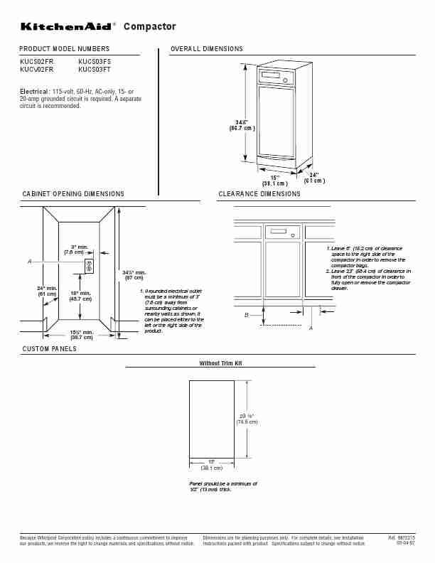 KitchenAid Trash Compactor KUCV02FR-page_pdf